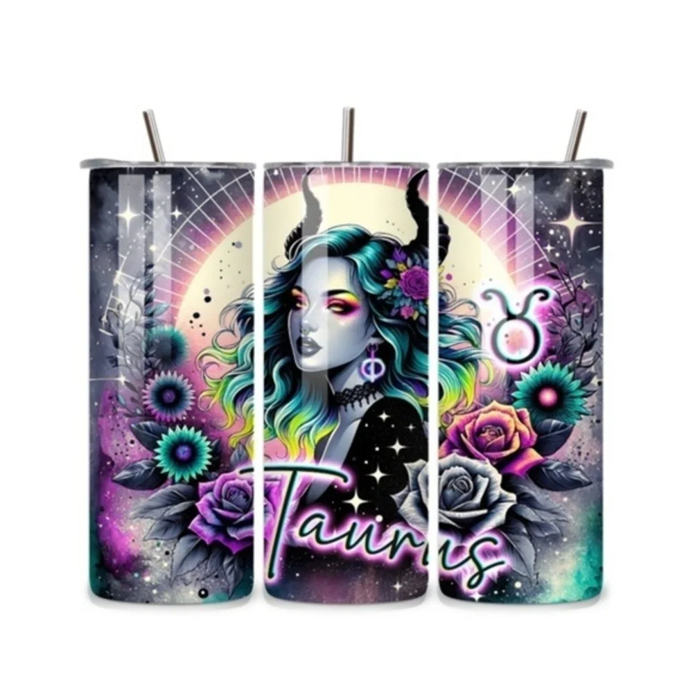 Taurus Zodiac Sign 20oz Stainless Steel Tumbler